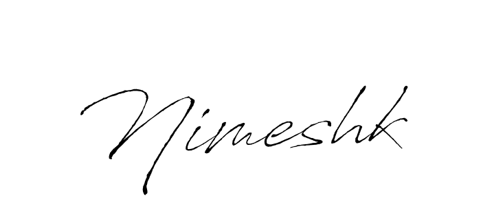 Design your own signature with our free online signature maker. With this signature software, you can create a handwritten (Antro_Vectra) signature for name Nimeshk. Nimeshk signature style 6 images and pictures png