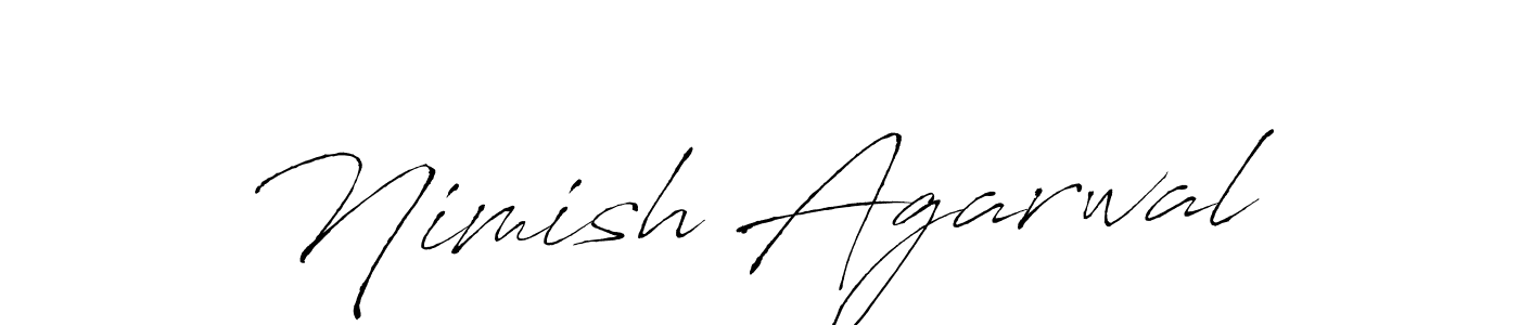 Also we have Nimish Agarwal name is the best signature style. Create professional handwritten signature collection using Antro_Vectra autograph style. Nimish Agarwal signature style 6 images and pictures png