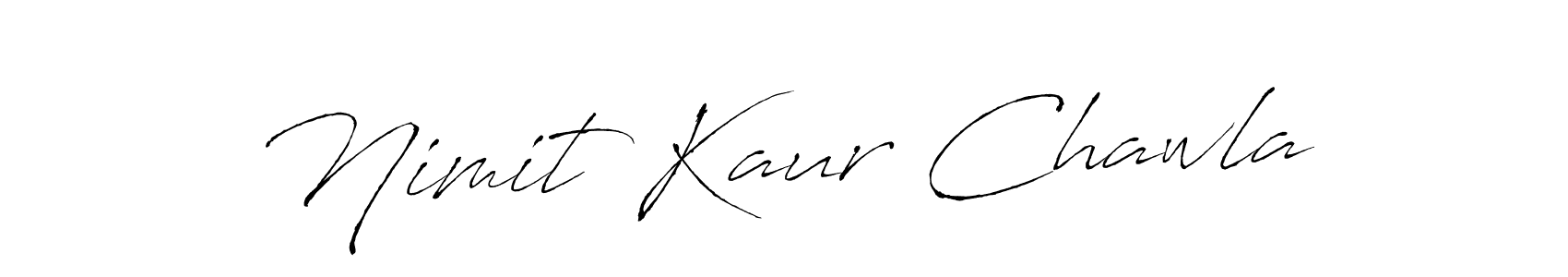 Also You can easily find your signature by using the search form. We will create Nimit Kaur Chawla name handwritten signature images for you free of cost using Antro_Vectra sign style. Nimit Kaur Chawla signature style 6 images and pictures png