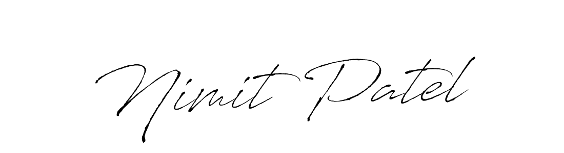 Also we have Nimit Patel name is the best signature style. Create professional handwritten signature collection using Antro_Vectra autograph style. Nimit Patel signature style 6 images and pictures png