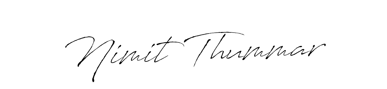 Also You can easily find your signature by using the search form. We will create Nimit Thummar name handwritten signature images for you free of cost using Antro_Vectra sign style. Nimit Thummar signature style 6 images and pictures png