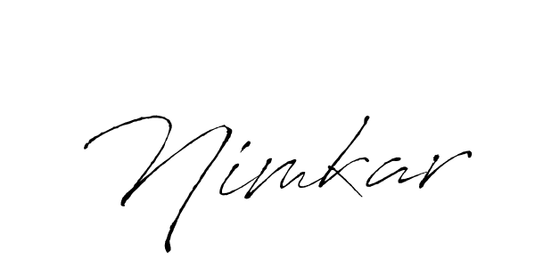 Create a beautiful signature design for name Nimkar. With this signature (Antro_Vectra) fonts, you can make a handwritten signature for free. Nimkar signature style 6 images and pictures png