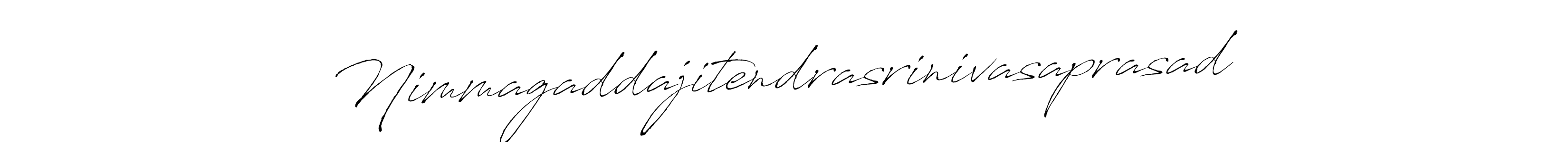 The best way (Antro_Vectra) to make a short signature is to pick only two or three words in your name. The name Nimmagaddajitendrasrinivasaprasad include a total of six letters. For converting this name. Nimmagaddajitendrasrinivasaprasad signature style 6 images and pictures png