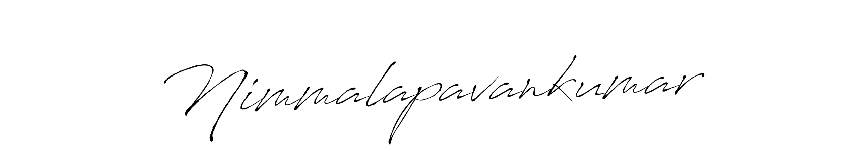 Use a signature maker to create a handwritten signature online. With this signature software, you can design (Antro_Vectra) your own signature for name Nimmalapavankumar. Nimmalapavankumar signature style 6 images and pictures png