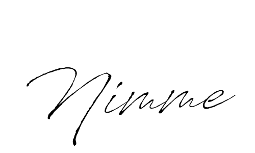 You should practise on your own different ways (Antro_Vectra) to write your name (Nimme) in signature. don't let someone else do it for you. Nimme signature style 6 images and pictures png