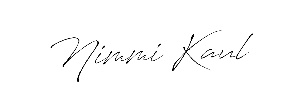 Similarly Antro_Vectra is the best handwritten signature design. Signature creator online .You can use it as an online autograph creator for name Nimmi Kaul. Nimmi Kaul signature style 6 images and pictures png