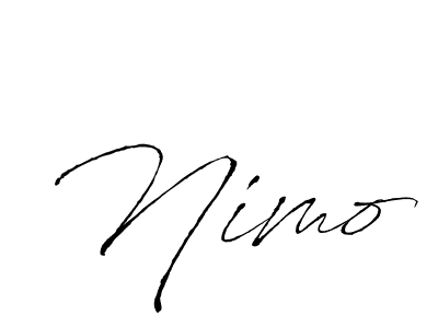 The best way (Antro_Vectra) to make a short signature is to pick only two or three words in your name. The name Nimo include a total of six letters. For converting this name. Nimo signature style 6 images and pictures png