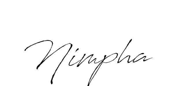 Antro_Vectra is a professional signature style that is perfect for those who want to add a touch of class to their signature. It is also a great choice for those who want to make their signature more unique. Get Nimpha name to fancy signature for free. Nimpha signature style 6 images and pictures png
