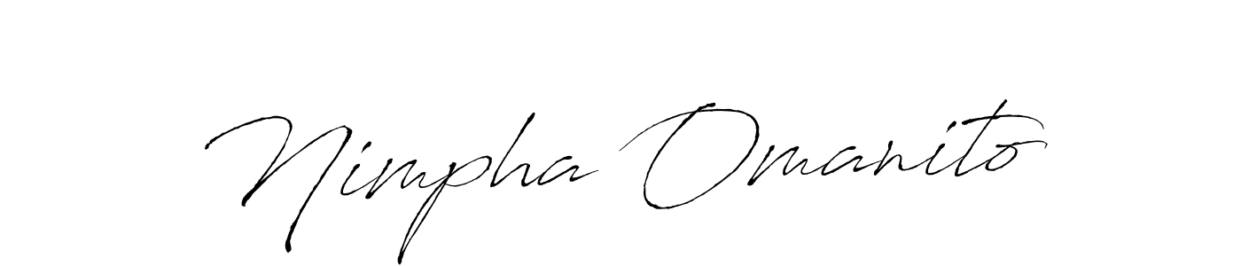 How to make Nimpha Omanito signature? Antro_Vectra is a professional autograph style. Create handwritten signature for Nimpha Omanito name. Nimpha Omanito signature style 6 images and pictures png