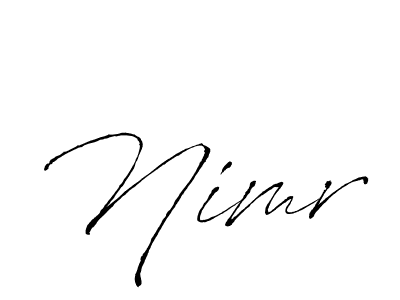 How to Draw Nimr signature style? Antro_Vectra is a latest design signature styles for name Nimr. Nimr signature style 6 images and pictures png