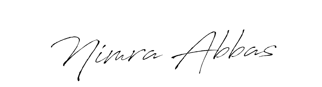 The best way (Antro_Vectra) to make a short signature is to pick only two or three words in your name. The name Nimra Abbas include a total of six letters. For converting this name. Nimra Abbas signature style 6 images and pictures png