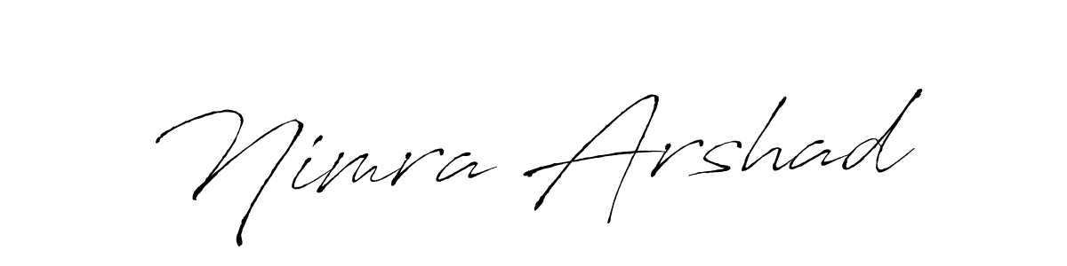 Here are the top 10 professional signature styles for the name Nimra Arshad. These are the best autograph styles you can use for your name. Nimra Arshad signature style 6 images and pictures png