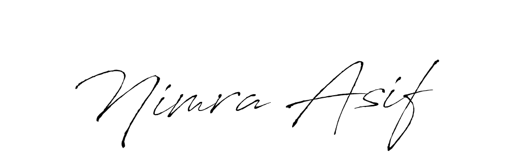 Use a signature maker to create a handwritten signature online. With this signature software, you can design (Antro_Vectra) your own signature for name Nimra Asif. Nimra Asif signature style 6 images and pictures png