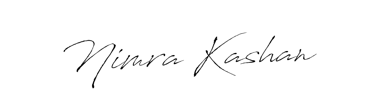 Use a signature maker to create a handwritten signature online. With this signature software, you can design (Antro_Vectra) your own signature for name Nimra Kashan. Nimra Kashan signature style 6 images and pictures png