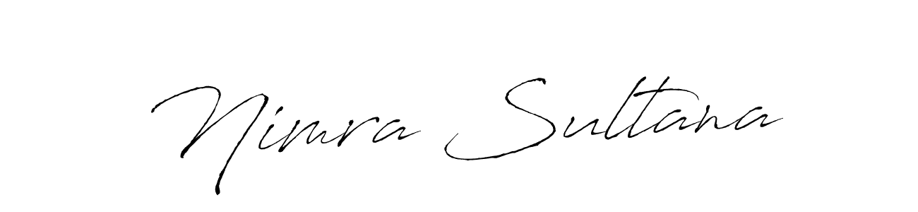 Antro_Vectra is a professional signature style that is perfect for those who want to add a touch of class to their signature. It is also a great choice for those who want to make their signature more unique. Get Nimra Sultana name to fancy signature for free. Nimra Sultana signature style 6 images and pictures png