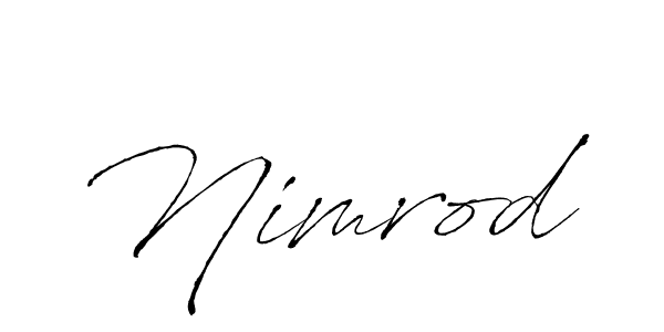 How to make Nimrod signature? Antro_Vectra is a professional autograph style. Create handwritten signature for Nimrod name. Nimrod signature style 6 images and pictures png