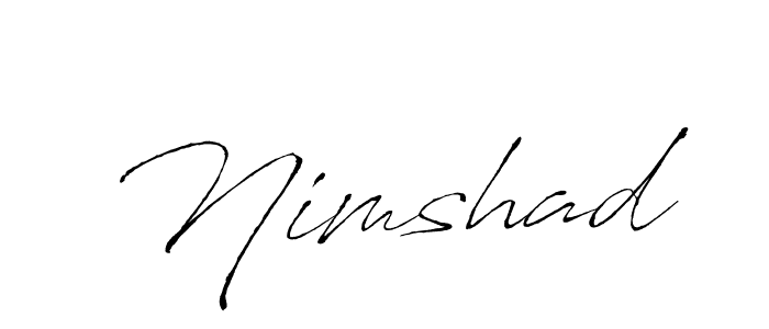 Similarly Antro_Vectra is the best handwritten signature design. Signature creator online .You can use it as an online autograph creator for name Nimshad. Nimshad signature style 6 images and pictures png