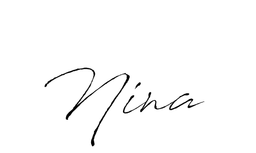 Antro_Vectra is a professional signature style that is perfect for those who want to add a touch of class to their signature. It is also a great choice for those who want to make their signature more unique. Get Nina  name to fancy signature for free. Nina  signature style 6 images and pictures png