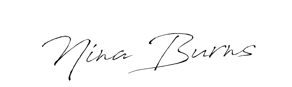 It looks lik you need a new signature style for name Nina Burns. Design unique handwritten (Antro_Vectra) signature with our free signature maker in just a few clicks. Nina Burns signature style 6 images and pictures png