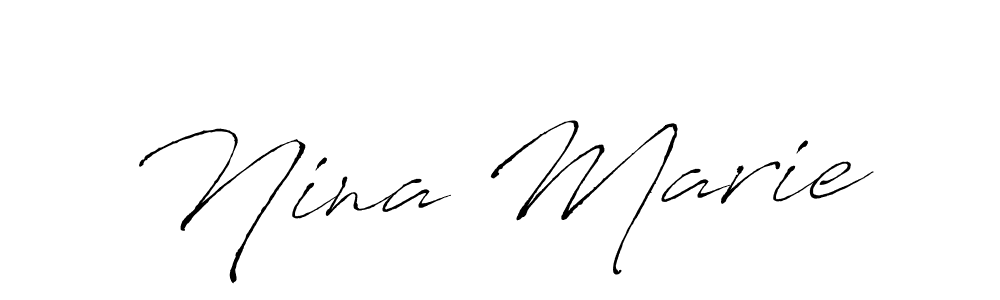 Create a beautiful signature design for name Nina Marie. With this signature (Antro_Vectra) fonts, you can make a handwritten signature for free. Nina Marie signature style 6 images and pictures png