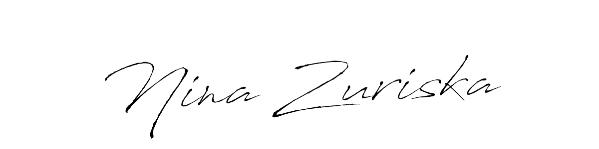 if you are searching for the best signature style for your name Nina Zuriska. so please give up your signature search. here we have designed multiple signature styles  using Antro_Vectra. Nina Zuriska signature style 6 images and pictures png