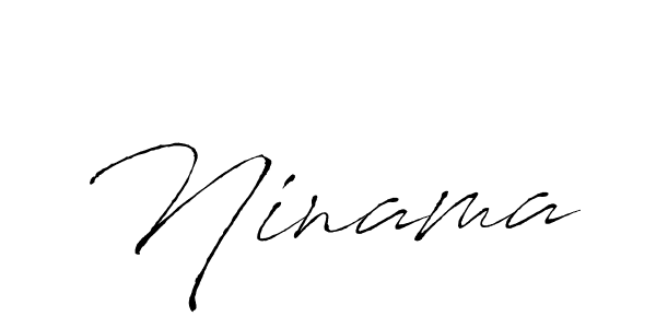 Ninama stylish signature style. Best Handwritten Sign (Antro_Vectra) for my name. Handwritten Signature Collection Ideas for my name Ninama. Ninama signature style 6 images and pictures png