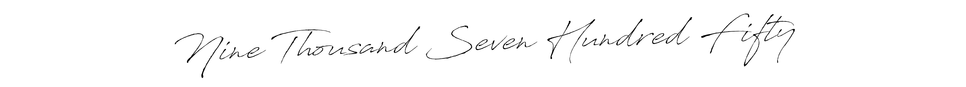 Create a beautiful signature design for name Nine Thousand Seven Hundred Fifty. With this signature (Antro_Vectra) fonts, you can make a handwritten signature for free. Nine Thousand Seven Hundred Fifty signature style 6 images and pictures png