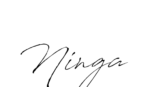 The best way (Antro_Vectra) to make a short signature is to pick only two or three words in your name. The name Ninga include a total of six letters. For converting this name. Ninga signature style 6 images and pictures png
