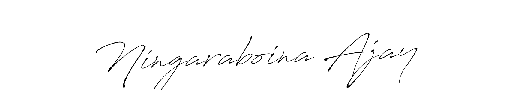 Make a beautiful signature design for name Ningaraboina Ajay. Use this online signature maker to create a handwritten signature for free. Ningaraboina Ajay signature style 6 images and pictures png