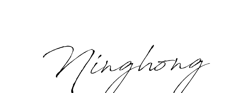 You should practise on your own different ways (Antro_Vectra) to write your name (Ninghong) in signature. don't let someone else do it for you. Ninghong signature style 6 images and pictures png