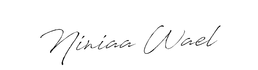 Antro_Vectra is a professional signature style that is perfect for those who want to add a touch of class to their signature. It is also a great choice for those who want to make their signature more unique. Get Niniaa Wael name to fancy signature for free. Niniaa Wael signature style 6 images and pictures png