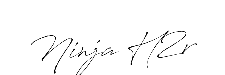 Make a beautiful signature design for name Ninja H2r. With this signature (Antro_Vectra) style, you can create a handwritten signature for free. Ninja H2r signature style 6 images and pictures png