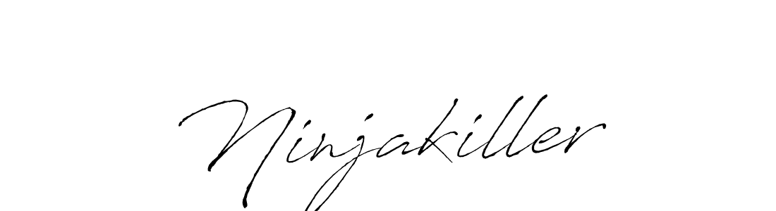 Use a signature maker to create a handwritten signature online. With this signature software, you can design (Antro_Vectra) your own signature for name Ninjakiller. Ninjakiller signature style 6 images and pictures png