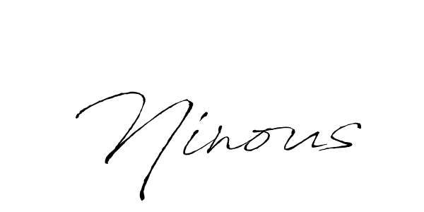 How to make Ninous name signature. Use Antro_Vectra style for creating short signs online. This is the latest handwritten sign. Ninous signature style 6 images and pictures png