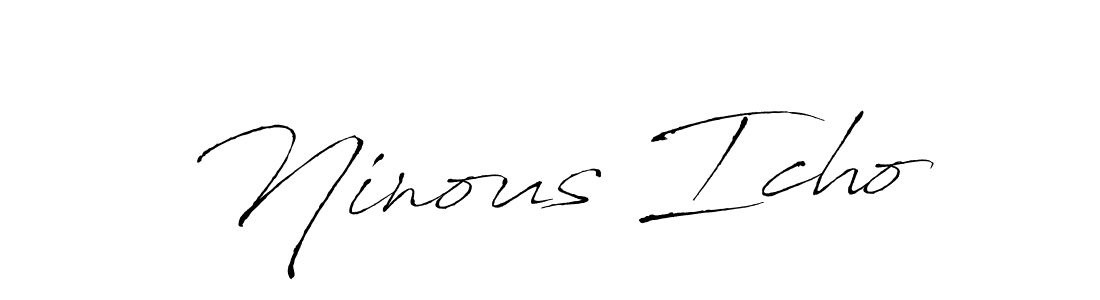 Also we have Ninous Icho name is the best signature style. Create professional handwritten signature collection using Antro_Vectra autograph style. Ninous Icho signature style 6 images and pictures png