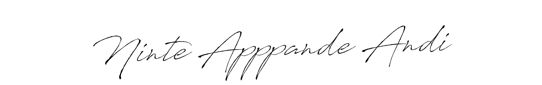 It looks lik you need a new signature style for name Ninte Apppande Andi. Design unique handwritten (Antro_Vectra) signature with our free signature maker in just a few clicks. Ninte Apppande Andi signature style 6 images and pictures png