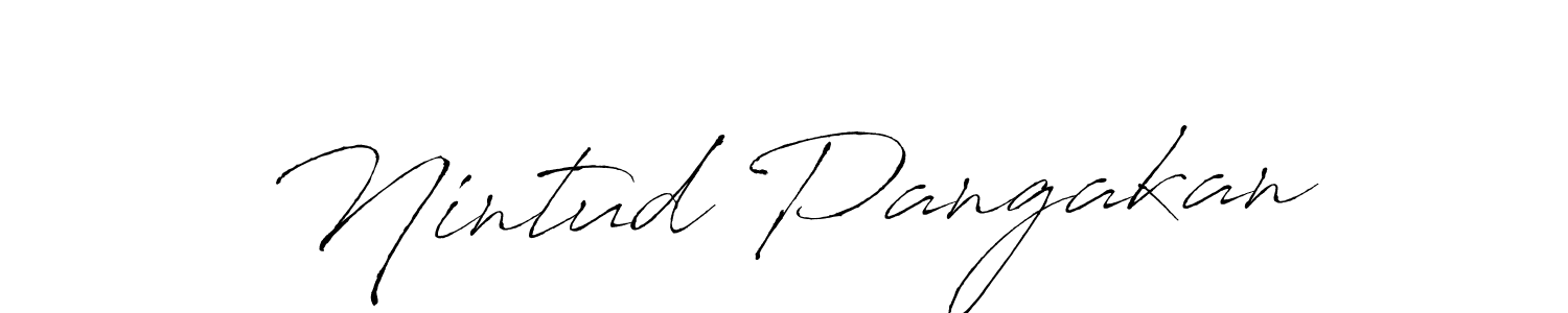 Use a signature maker to create a handwritten signature online. With this signature software, you can design (Antro_Vectra) your own signature for name Nintud Pangakan. Nintud Pangakan signature style 6 images and pictures png