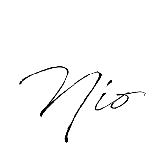 Also we have Nio name is the best signature style. Create professional handwritten signature collection using Antro_Vectra autograph style. Nio signature style 6 images and pictures png