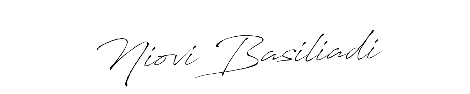 Niovi Basiliadi stylish signature style. Best Handwritten Sign (Antro_Vectra) for my name. Handwritten Signature Collection Ideas for my name Niovi Basiliadi. Niovi Basiliadi signature style 6 images and pictures png
