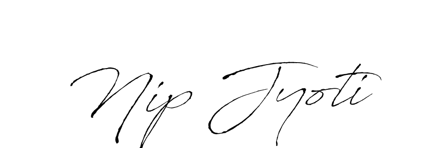if you are searching for the best signature style for your name Nip Jyoti. so please give up your signature search. here we have designed multiple signature styles  using Antro_Vectra. Nip Jyoti signature style 6 images and pictures png