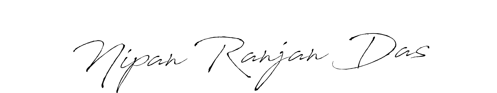 How to make Nipan Ranjan Das name signature. Use Antro_Vectra style for creating short signs online. This is the latest handwritten sign. Nipan Ranjan Das signature style 6 images and pictures png