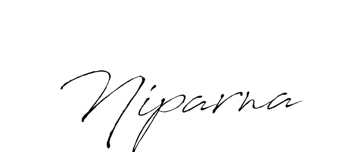 Use a signature maker to create a handwritten signature online. With this signature software, you can design (Antro_Vectra) your own signature for name Niparna. Niparna signature style 6 images and pictures png