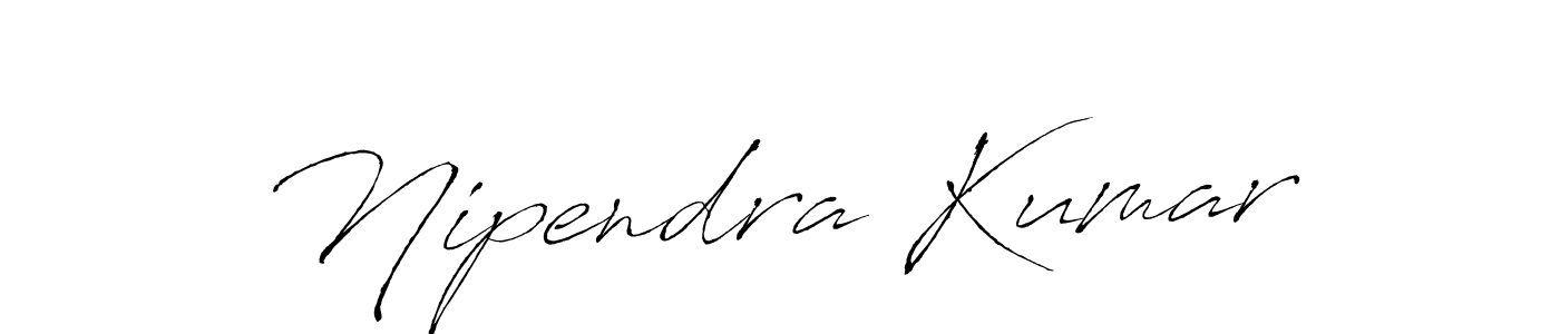 Antro_Vectra is a professional signature style that is perfect for those who want to add a touch of class to their signature. It is also a great choice for those who want to make their signature more unique. Get Nipendra Kumar name to fancy signature for free. Nipendra Kumar signature style 6 images and pictures png