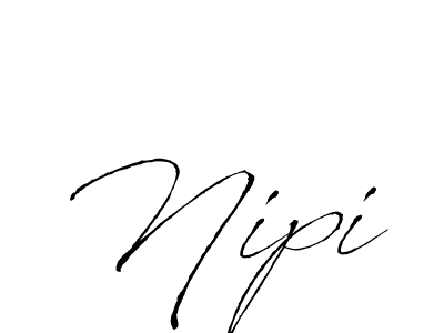 Create a beautiful signature design for name Nipi. With this signature (Antro_Vectra) fonts, you can make a handwritten signature for free. Nipi signature style 6 images and pictures png