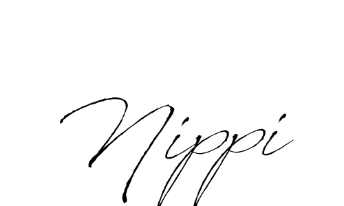 Antro_Vectra is a professional signature style that is perfect for those who want to add a touch of class to their signature. It is also a great choice for those who want to make their signature more unique. Get Nippi name to fancy signature for free. Nippi signature style 6 images and pictures png