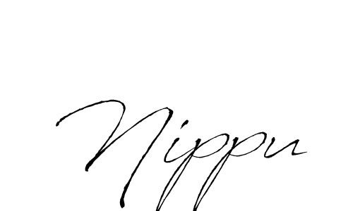 Nippu stylish signature style. Best Handwritten Sign (Antro_Vectra) for my name. Handwritten Signature Collection Ideas for my name Nippu. Nippu signature style 6 images and pictures png