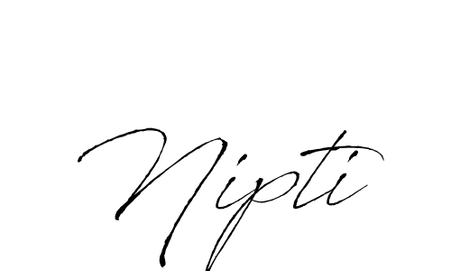 Antro_Vectra is a professional signature style that is perfect for those who want to add a touch of class to their signature. It is also a great choice for those who want to make their signature more unique. Get Nipti name to fancy signature for free. Nipti signature style 6 images and pictures png