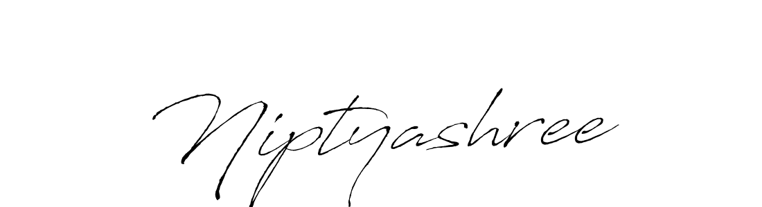 Make a beautiful signature design for name Niptyashree. With this signature (Antro_Vectra) style, you can create a handwritten signature for free. Niptyashree signature style 6 images and pictures png