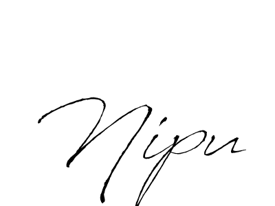 Antro_Vectra is a professional signature style that is perfect for those who want to add a touch of class to their signature. It is also a great choice for those who want to make their signature more unique. Get Nipu name to fancy signature for free. Nipu signature style 6 images and pictures png