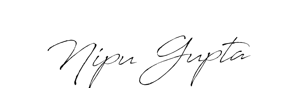 You should practise on your own different ways (Antro_Vectra) to write your name (Nipu Gupta) in signature. don't let someone else do it for you. Nipu Gupta signature style 6 images and pictures png